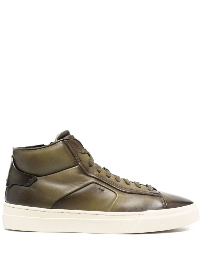 Santoni hi-top sneakers - Green von Santoni