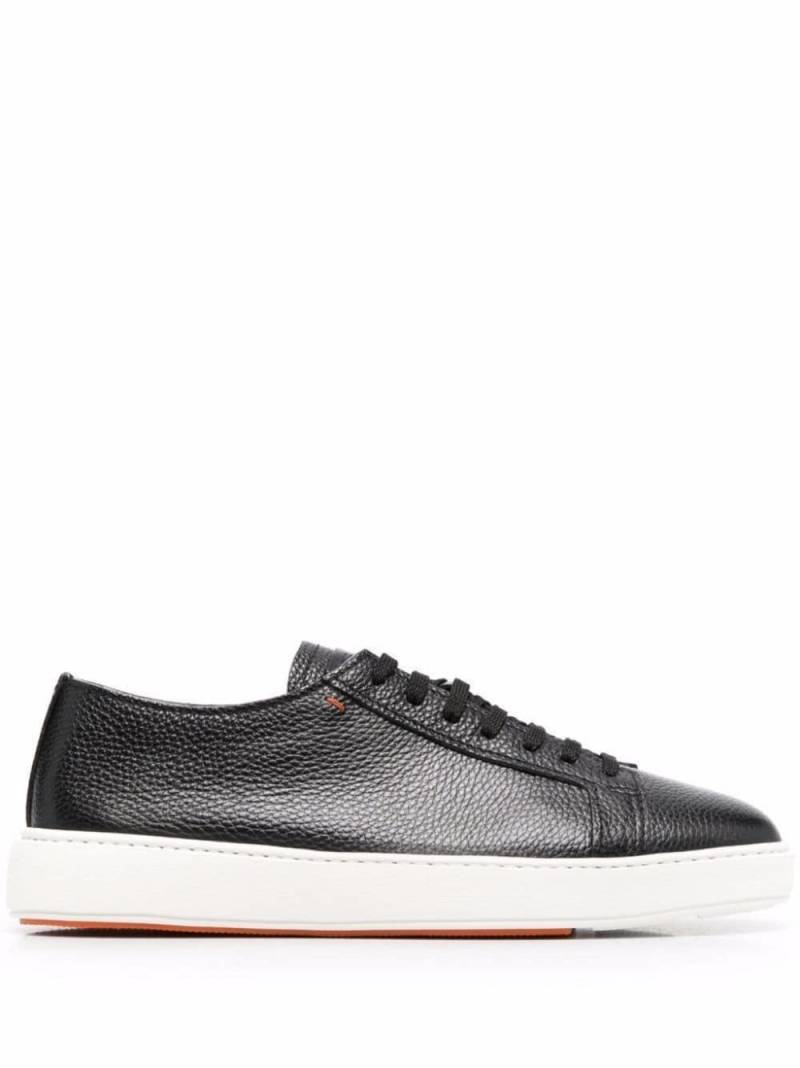 Santoni lace-up low-top sneakers - Black von Santoni