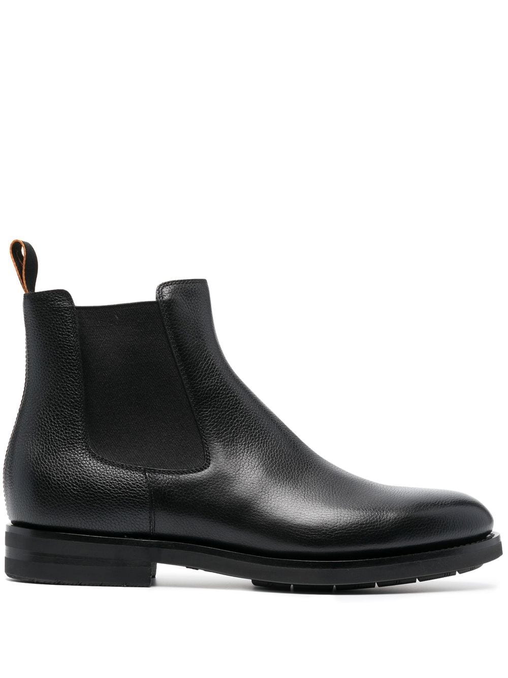Santoni leather Chelsea boots - Black von Santoni
