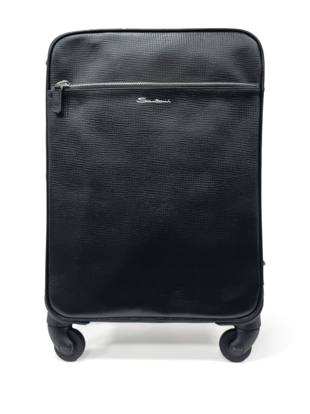 Santoni leather travel bag - Black von Santoni