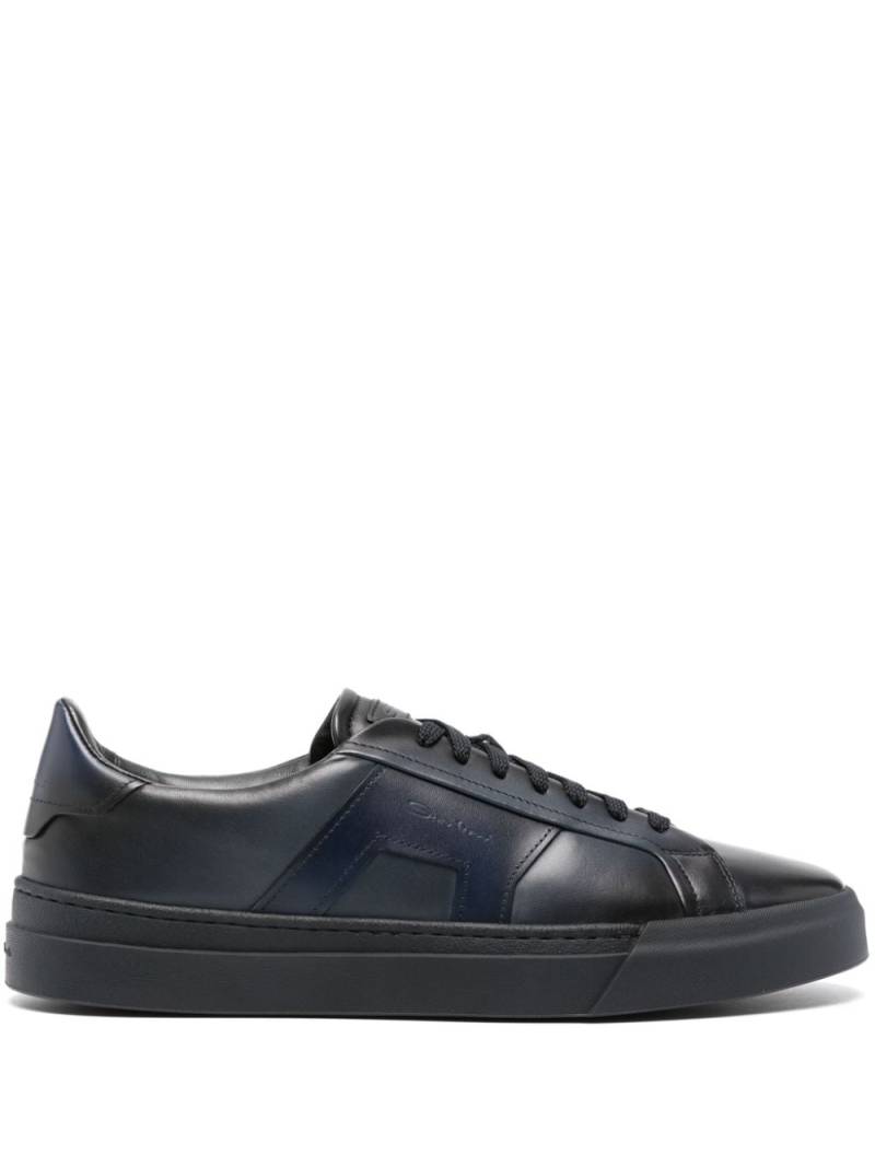 Santoni logo-debossed sneakers - Blue von Santoni