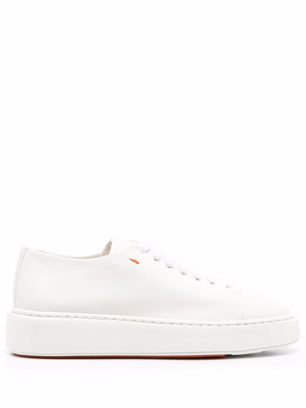 Santoni low-top leather sneakers - White von Santoni