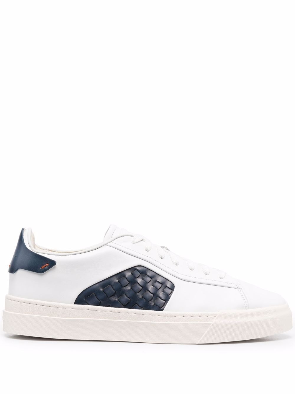 Santoni panelled low-top sneakers - White von Santoni