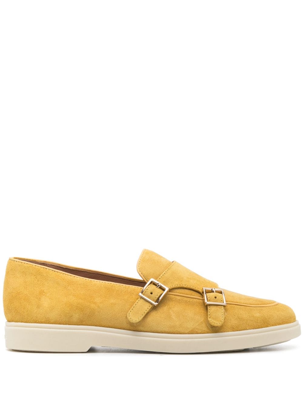 Santoni rubber-sole monk shoes - Yellow von Santoni
