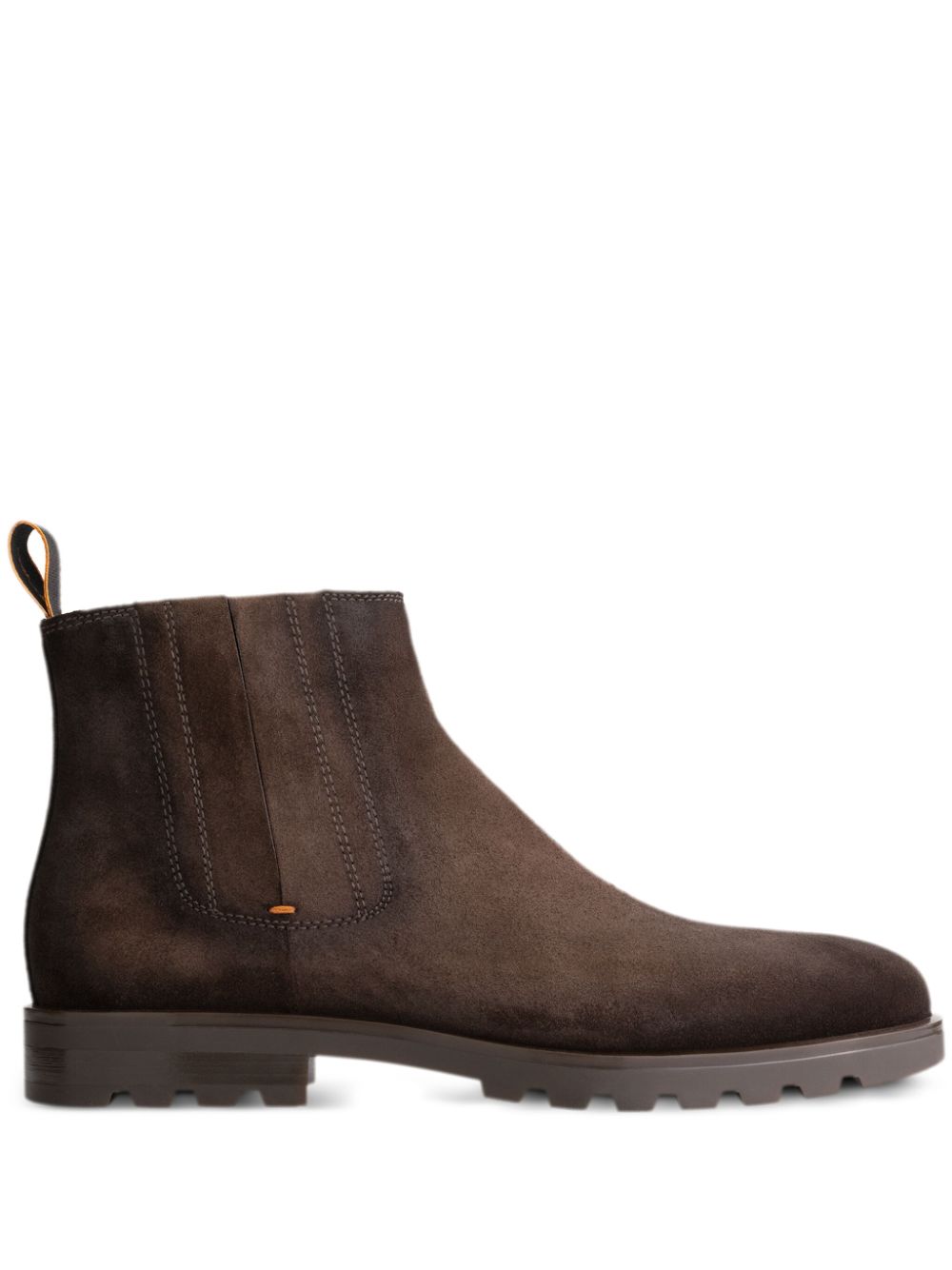 Santoni suede chelsea boots - Brown von Santoni