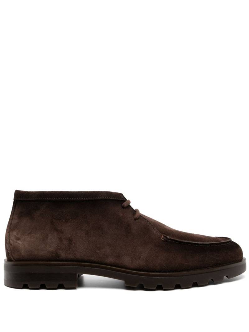 Santoni suede desert boot - Brown von Santoni