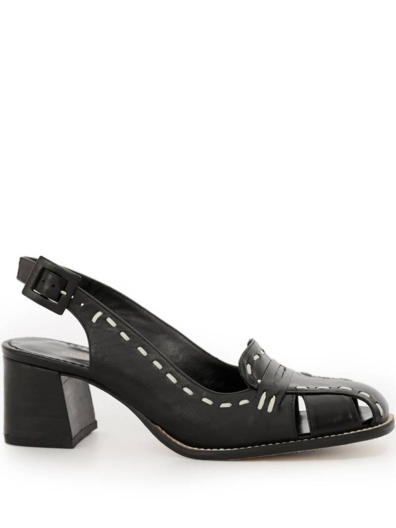 Sarah Chofakian 45mm Charmont slingback pumps - Black von Sarah Chofakian