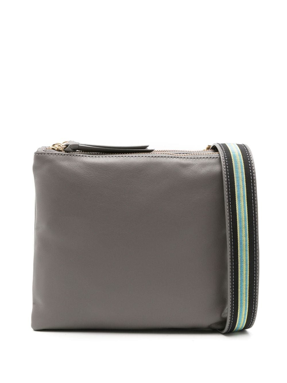 Sarah Chofakian Barbara leather crossbody bag - Grey von Sarah Chofakian