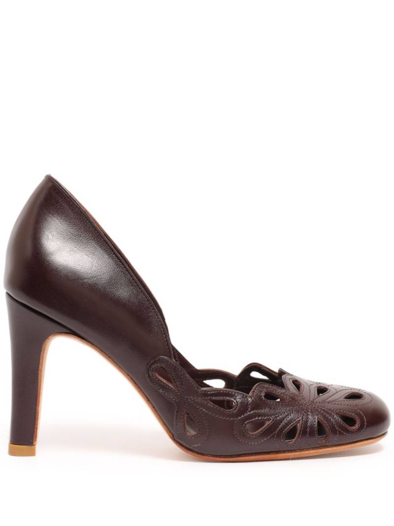 Sarah Chofakian Belle Epoque 75mm pumps - Brown von Sarah Chofakian