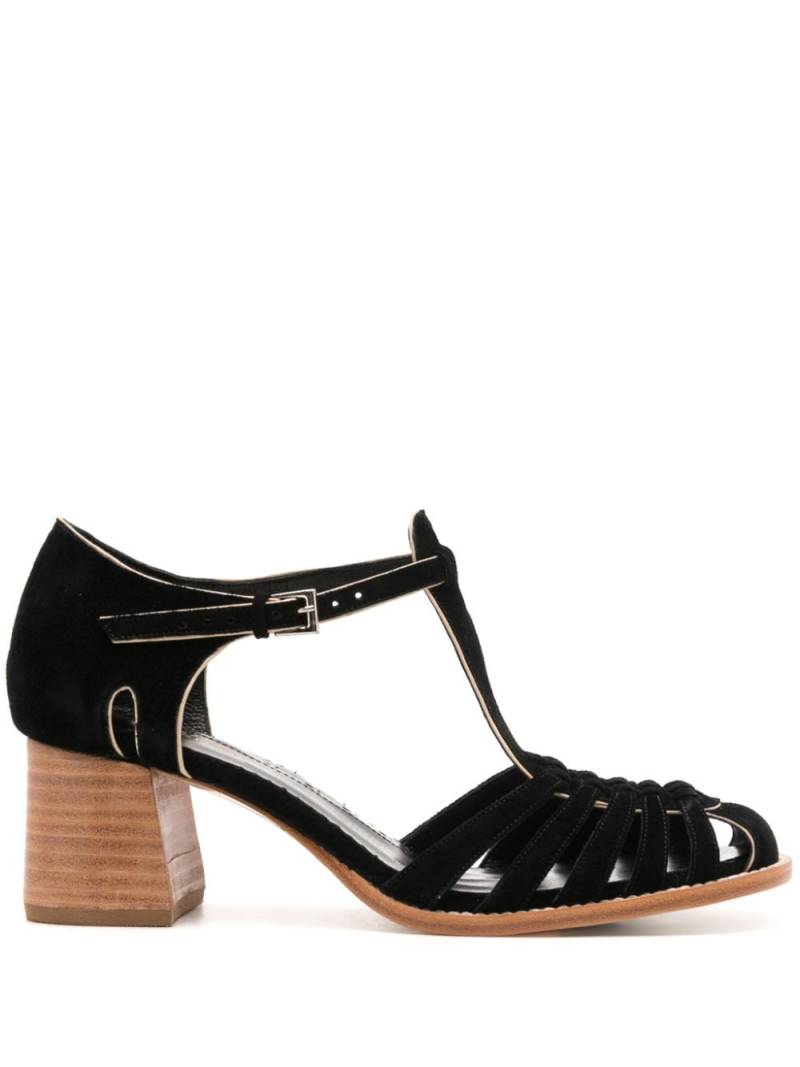 Sarah Chofakian Boheme 40mm caged pumps - Black von Sarah Chofakian