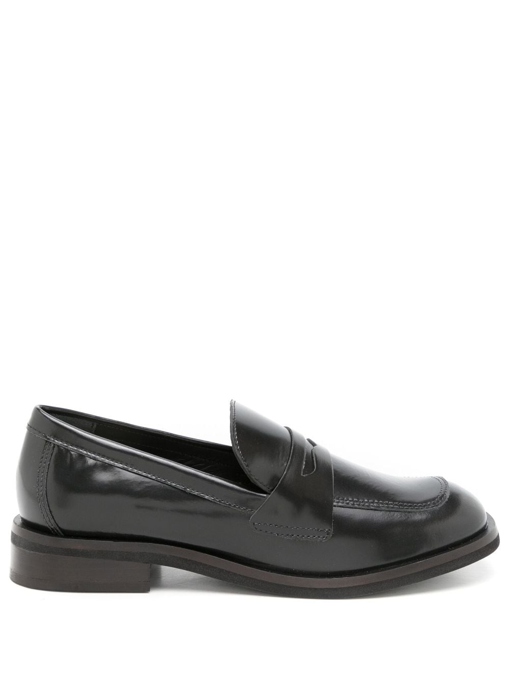 Sarah Chofakian Clarisse 30mm round-toe loafers - Black von Sarah Chofakian