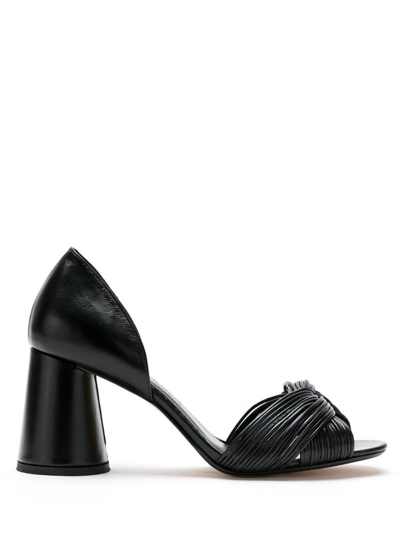 Sarah Chofakian Colagem leather sandals - Black von Sarah Chofakian