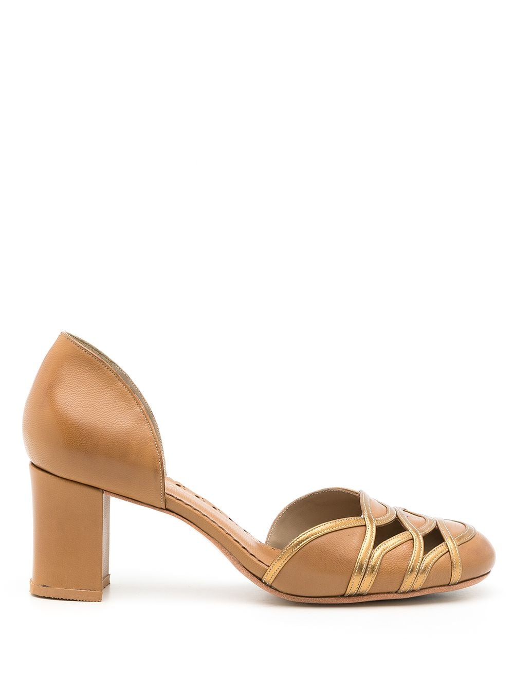 Sarah Chofakian D'orsay Aquavit pumps - Brown von Sarah Chofakian