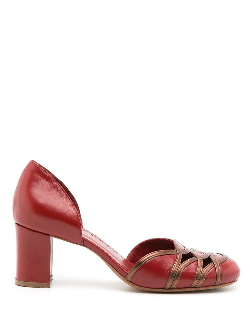 Sarah Chofakian D'orsay Aquavit pumps - Red von Sarah Chofakian