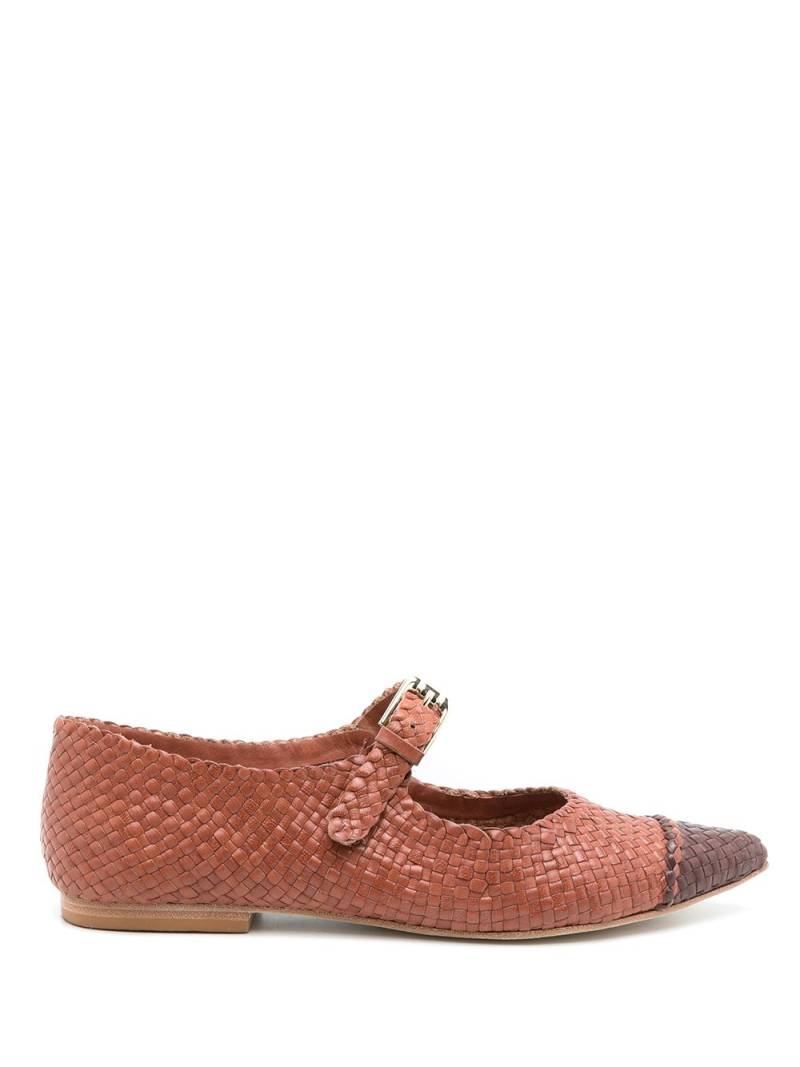 Sarah Chofakian Elizabeth ballerina shoes - Brown von Sarah Chofakian