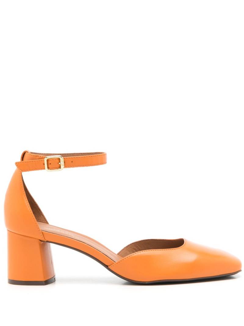 Sarah Chofakian Florence 40mm leather sandals - Orange von Sarah Chofakian