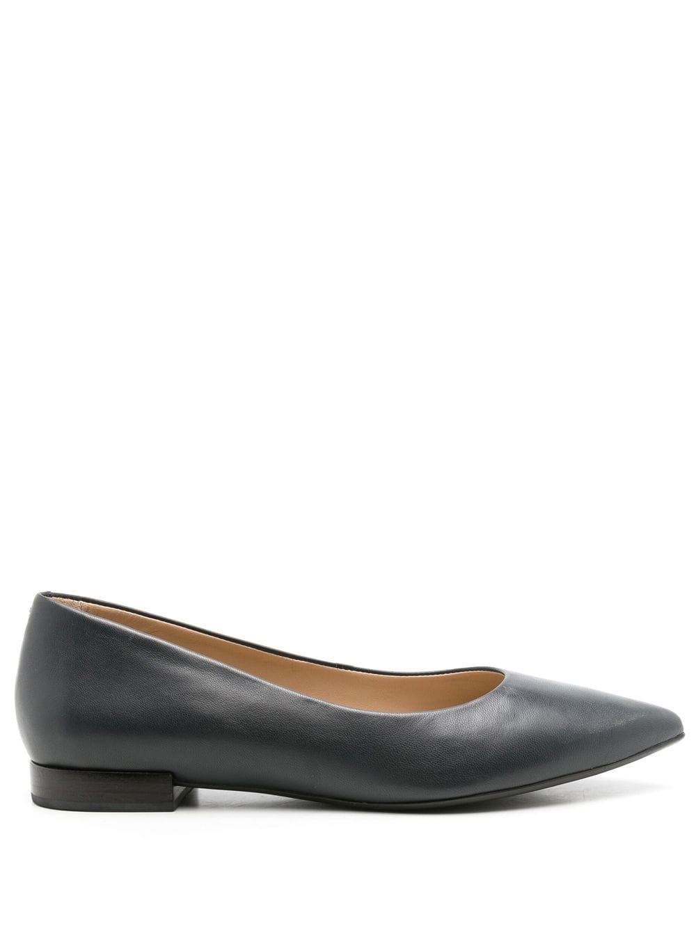 Sarah Chofakian Francesca leather ballerina shoes - Blue von Sarah Chofakian