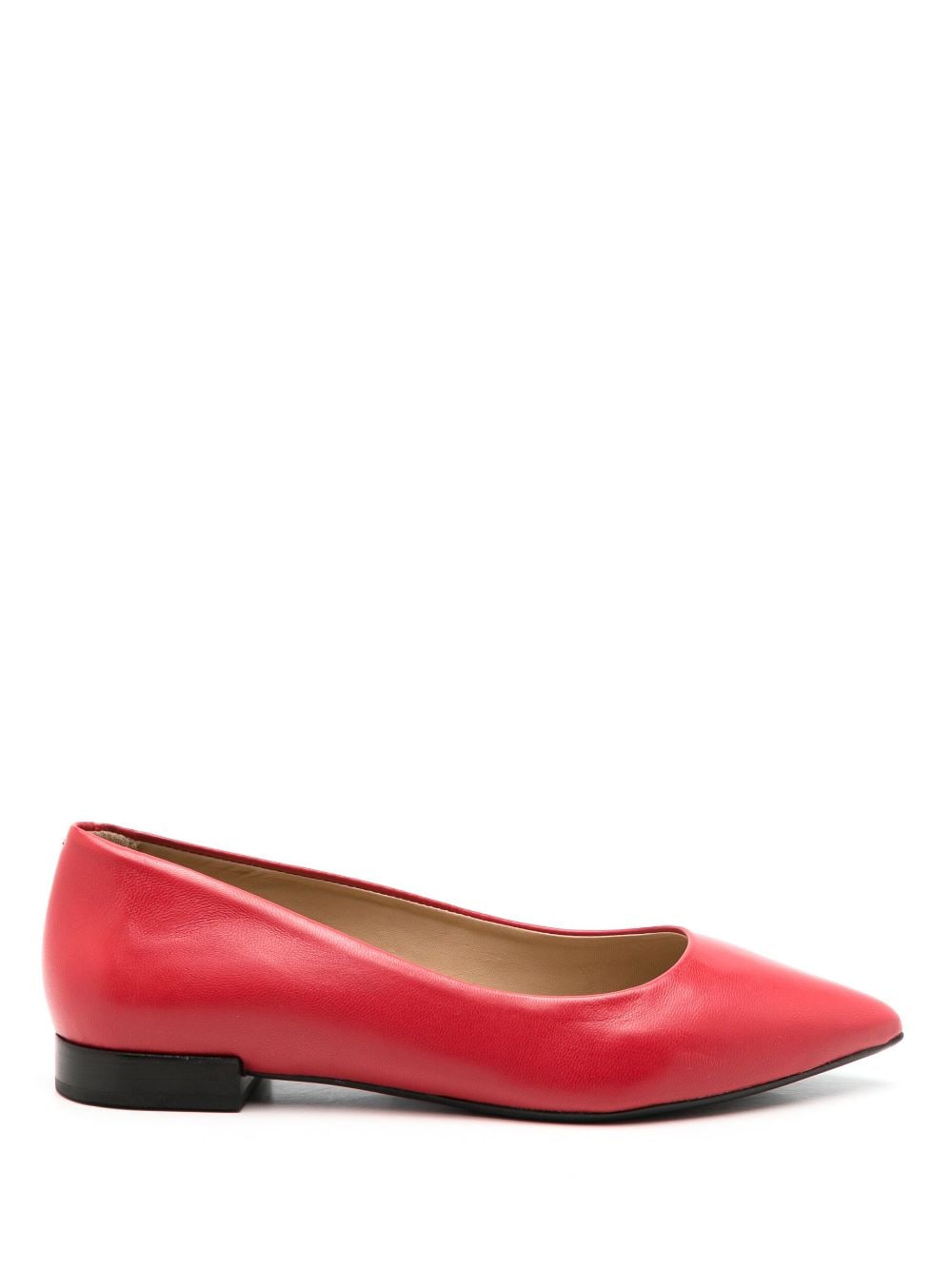 Sarah Chofakian Francesca pointed-toe ballerina shoes - Red von Sarah Chofakian