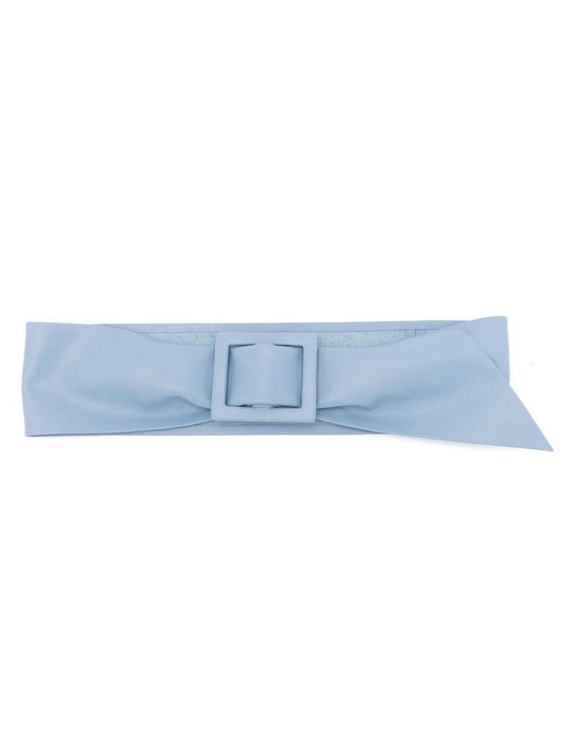 Sarah Chofakian Gatsby leather waist belt - Blue von Sarah Chofakian