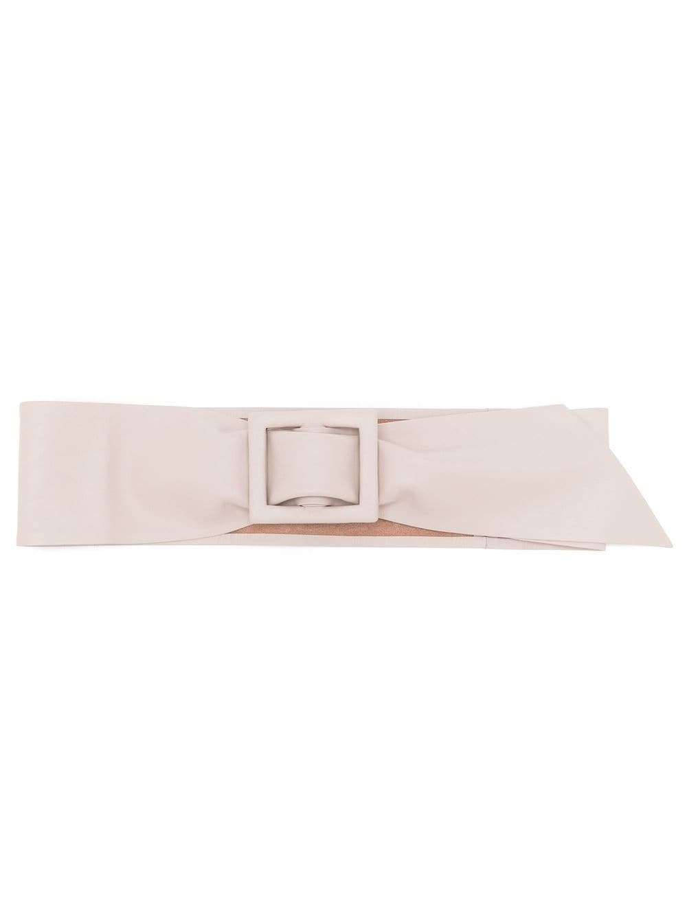 Sarah Chofakian Gatsby leather waist belt - Neutrals von Sarah Chofakian