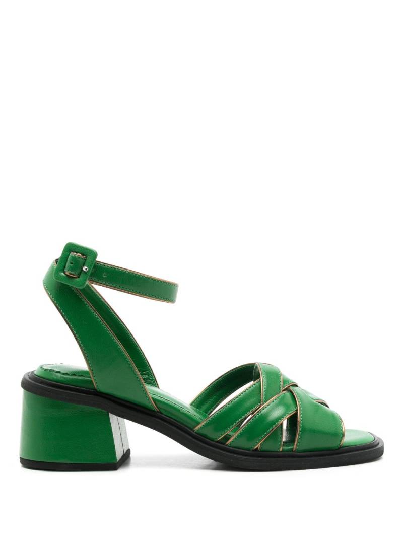 Sarah Chofakian Giverny 45mm leather sandals - Green von Sarah Chofakian