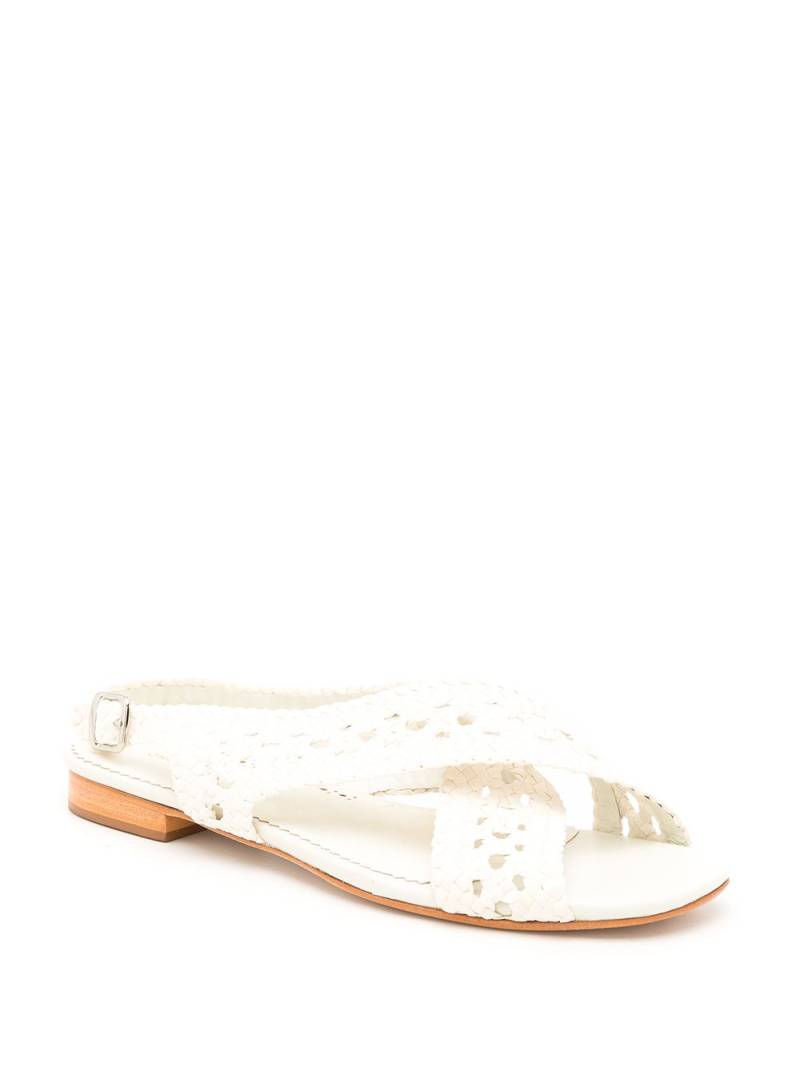 Sarah Chofakian Isolde flat sandals - White von Sarah Chofakian