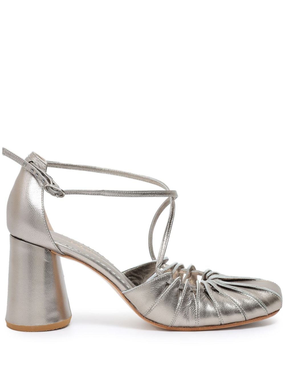 Sarah Chofakian Lee 60mm leather pumps - Silver von Sarah Chofakian