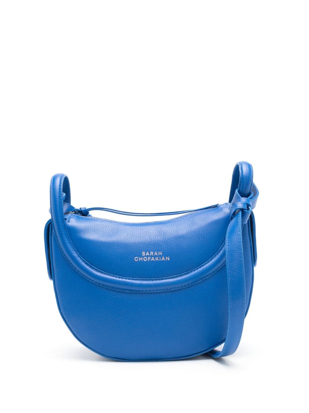 Sarah Chofakian Pollie leather crossbody bag - Blue von Sarah Chofakian