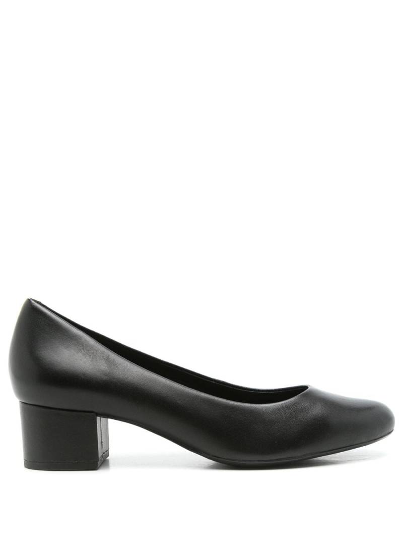 Sarah Chofakian Pomel 30mm almond-toe pumps - Black von Sarah Chofakian