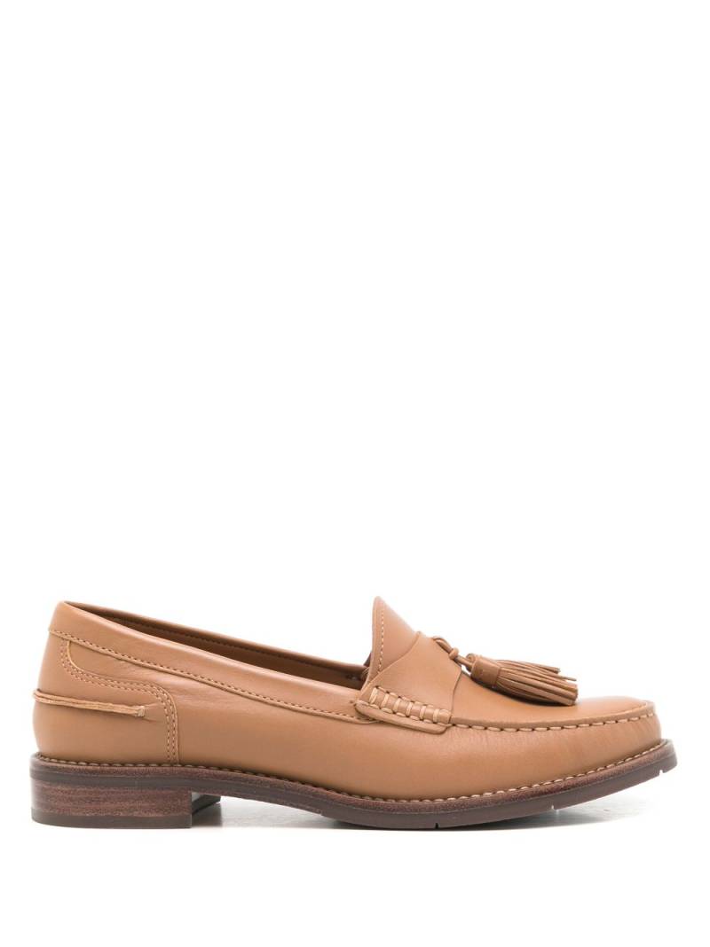 Sarah Chofakian Rive Droit leather loafers - Brown von Sarah Chofakian