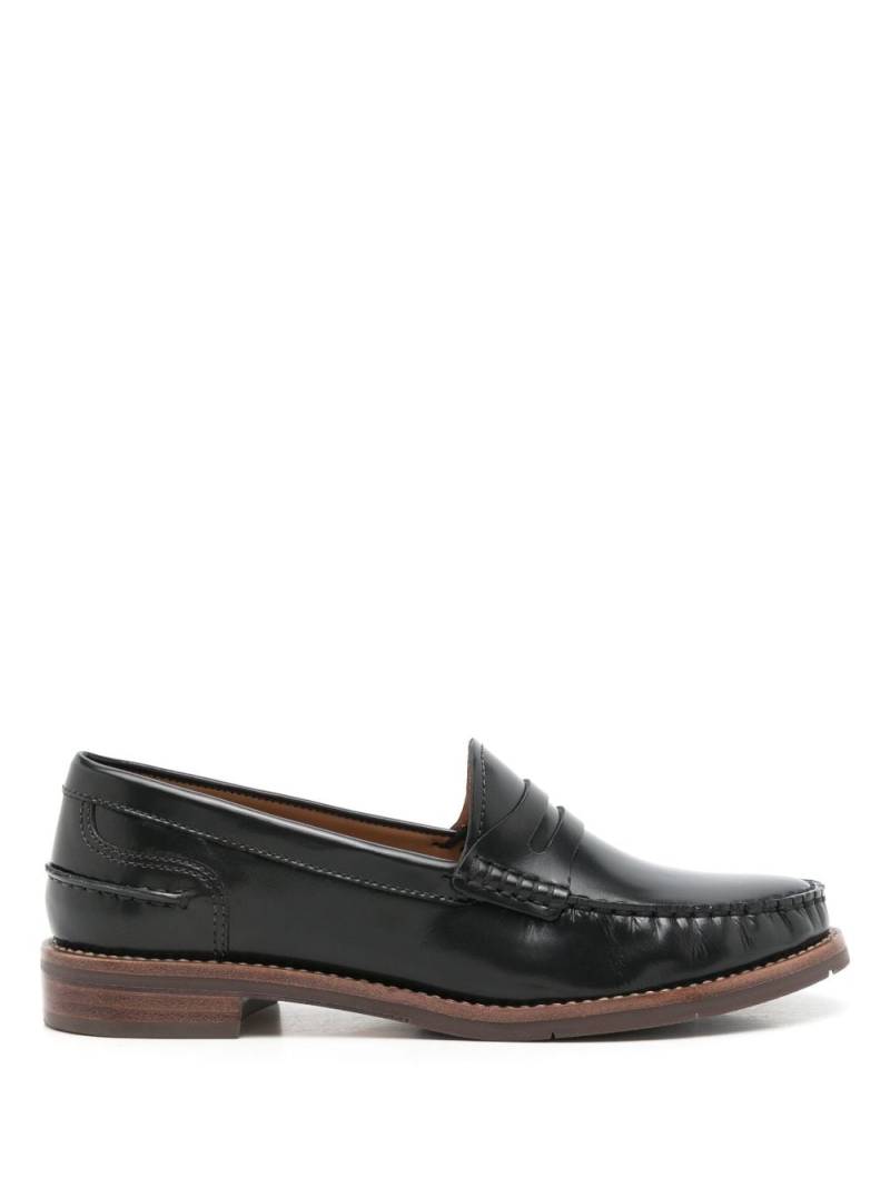 Sarah Chofakian Rive Gauche leather loafers - Black von Sarah Chofakian