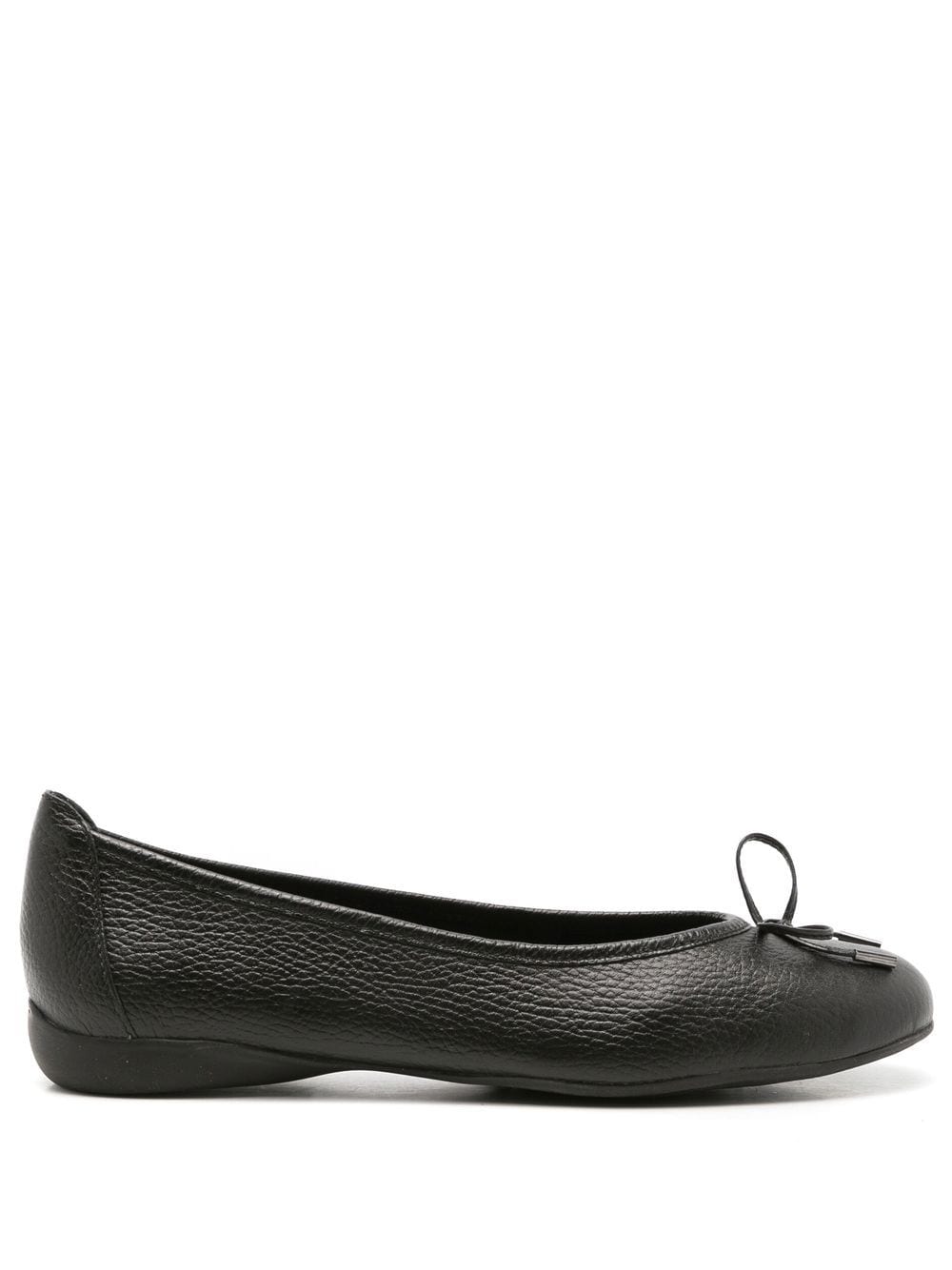 Sarah Chofakian Sapatilha leather ballerina shoes - Black von Sarah Chofakian