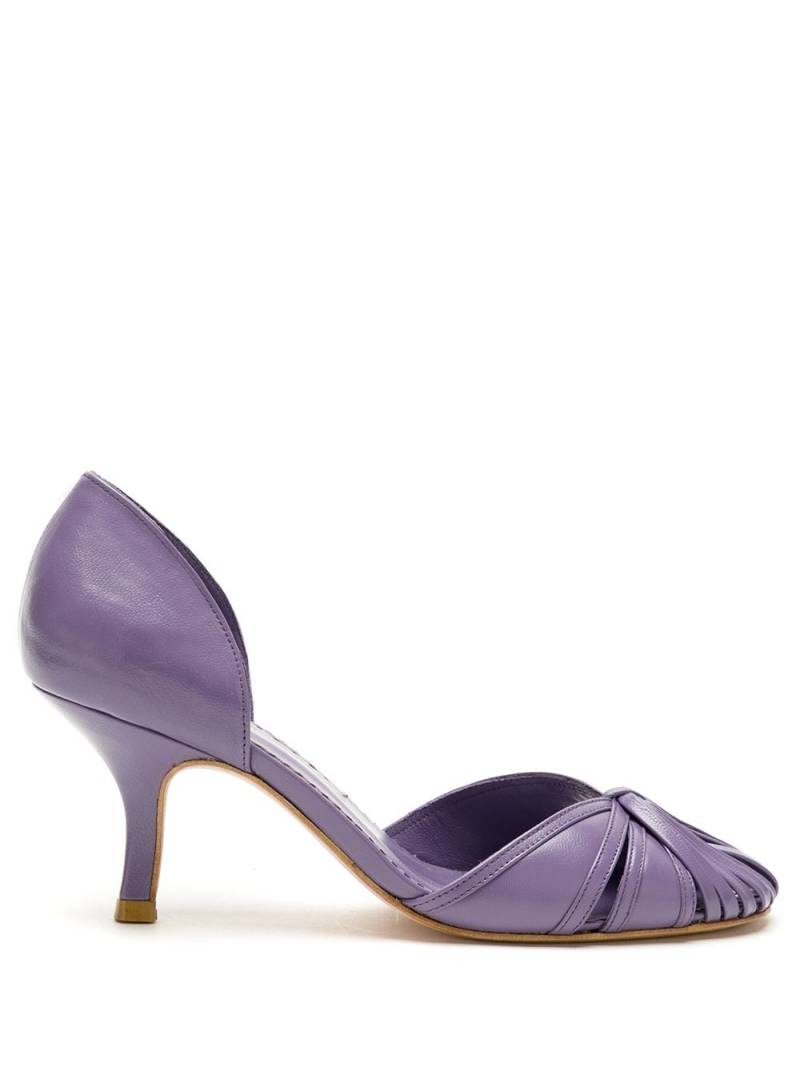 Sarah Chofakian Sarah leather pumps - Purple von Sarah Chofakian