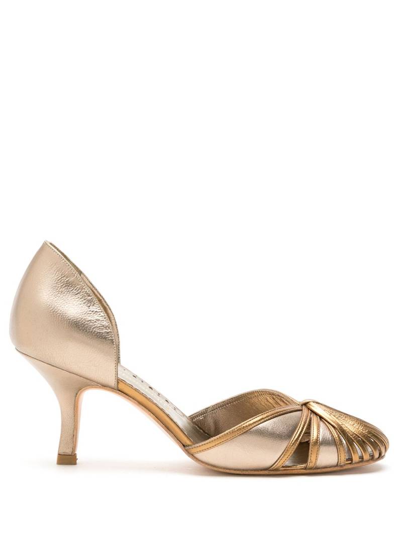 Sarah Chofakian Sarah leather shoes - Gold von Sarah Chofakian