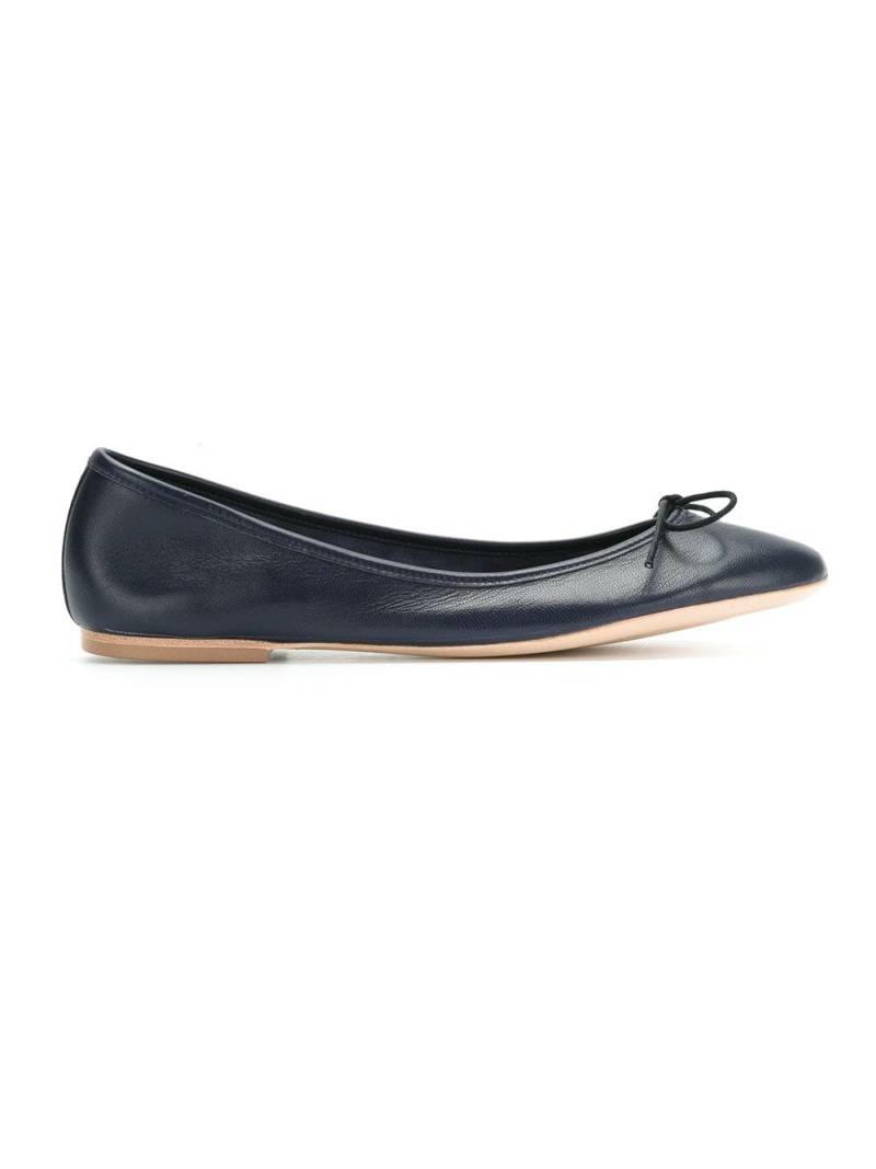 Sarah Chofakian Sarita leather ballerina shoes - Black von Sarah Chofakian