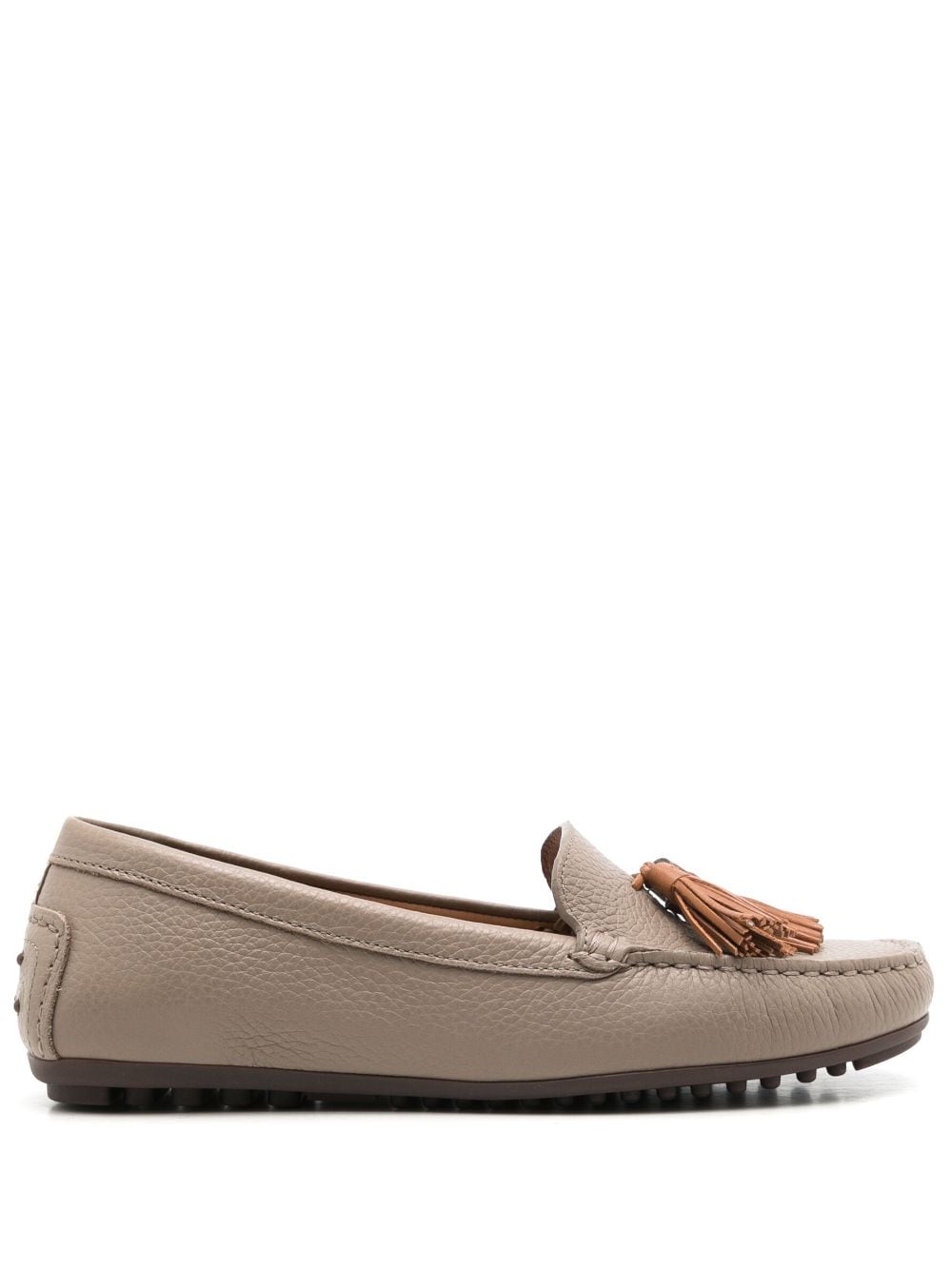 Sarah Chofakian Severine tassel leather loafers - Neutrals von Sarah Chofakian