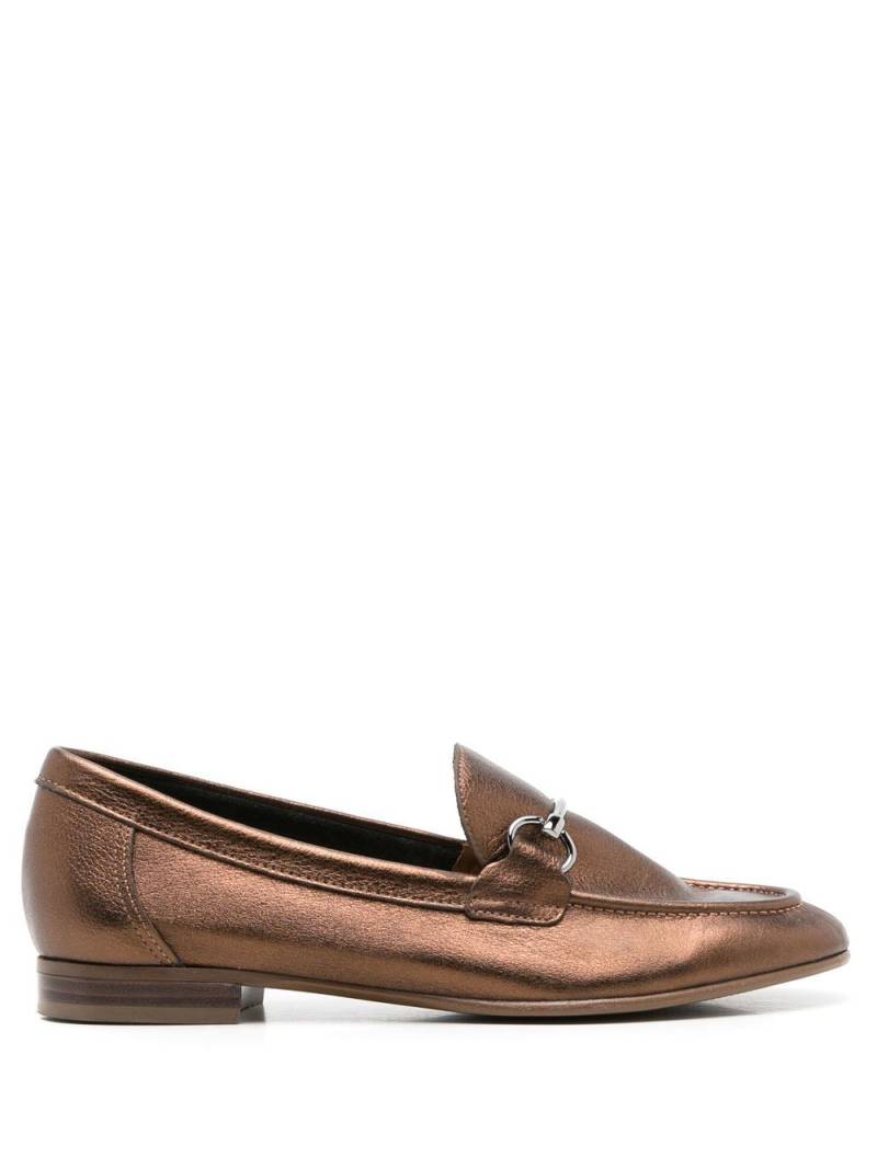 Sarah Chofakian Siena Oxford metallic loafers - Brown von Sarah Chofakian