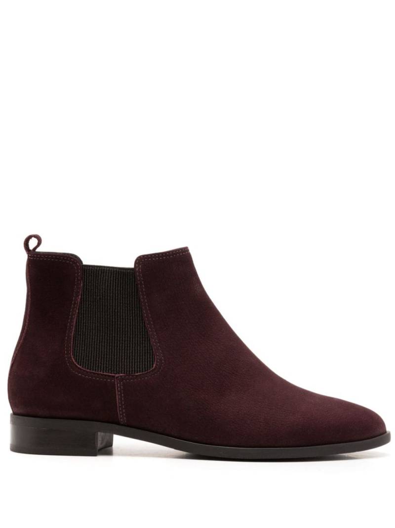 Sarah Chofakian ankle leather boots - Red von Sarah Chofakian