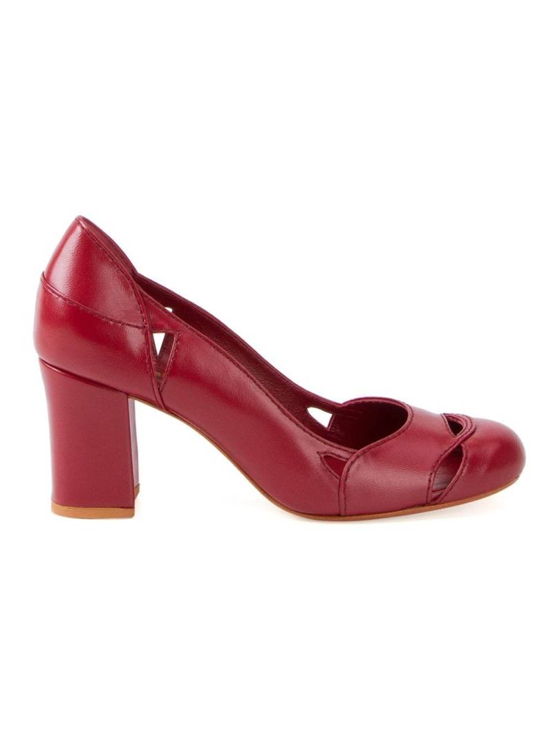 Sarah Chofakian chunky heel pumps - Red von Sarah Chofakian