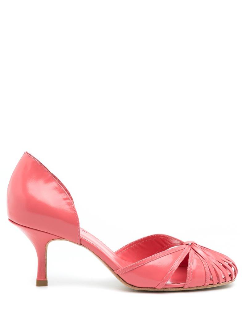 Sarah Chofakian cut-out detail pumps - Pink von Sarah Chofakian