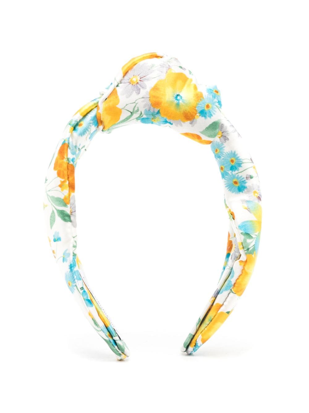 Sarah Chofakian floral-print knot headband - Multicolour von Sarah Chofakian