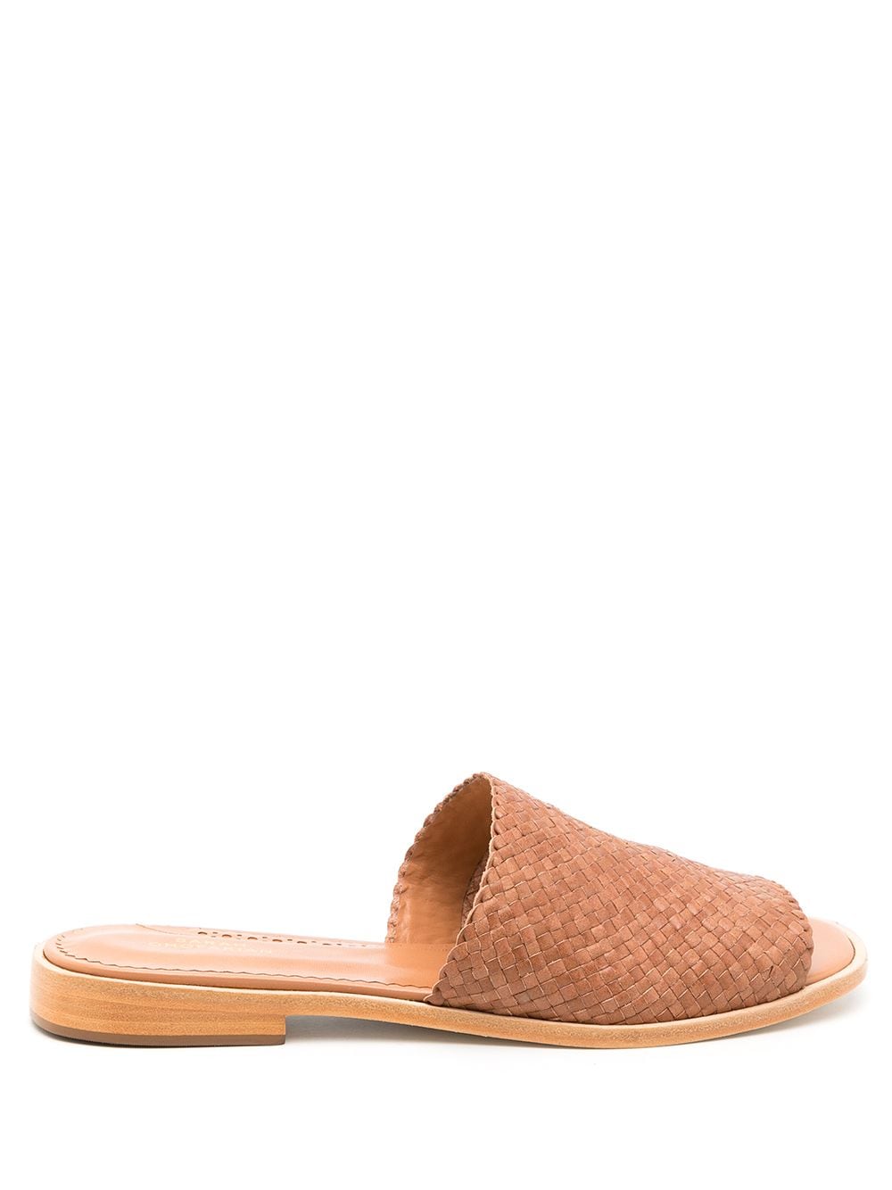 Sarah Chofakian interwoven flat leather sandals - Brown von Sarah Chofakian