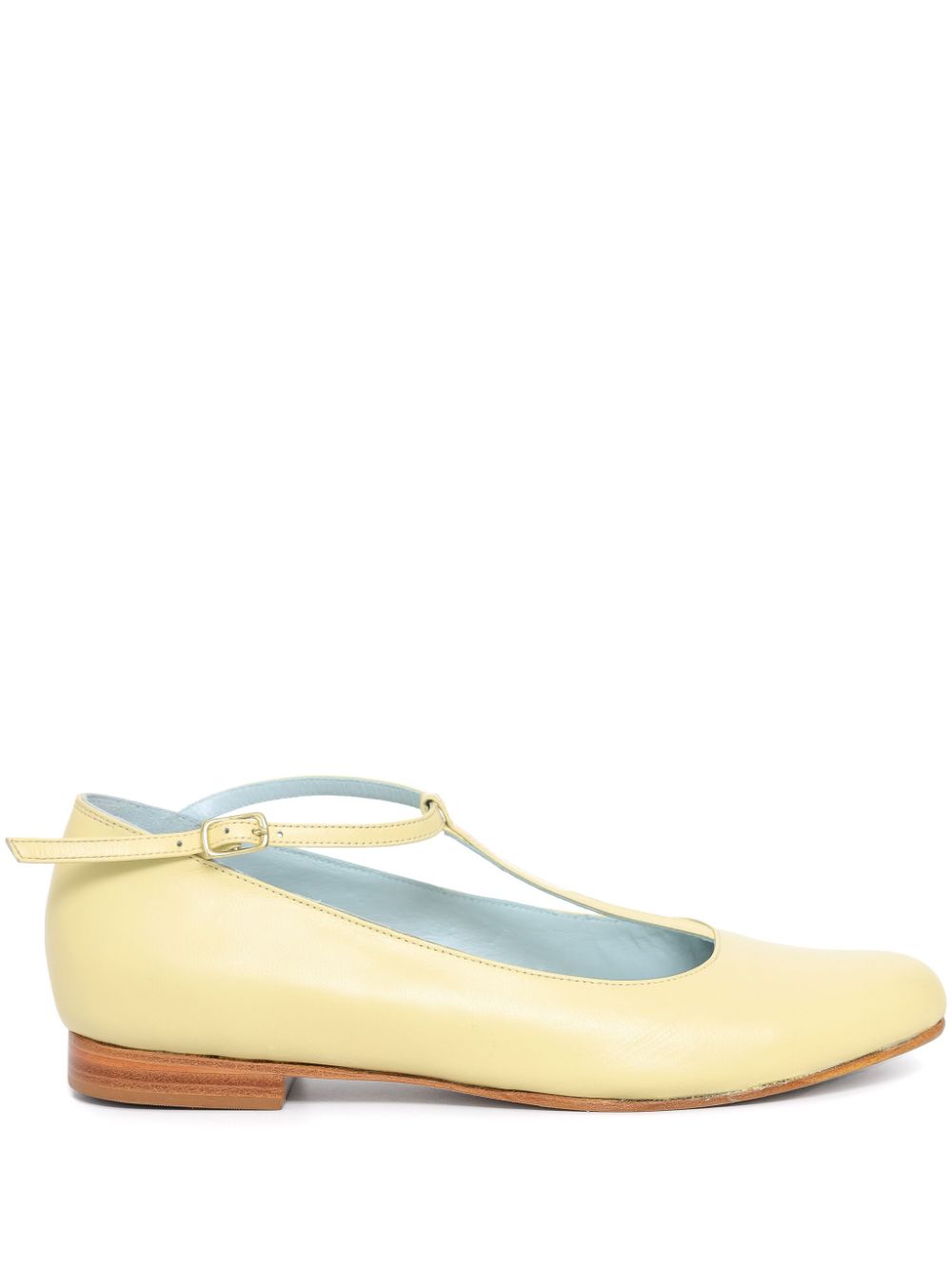 Sarah Chofakian leather ballerina shoes - Yellow von Sarah Chofakian