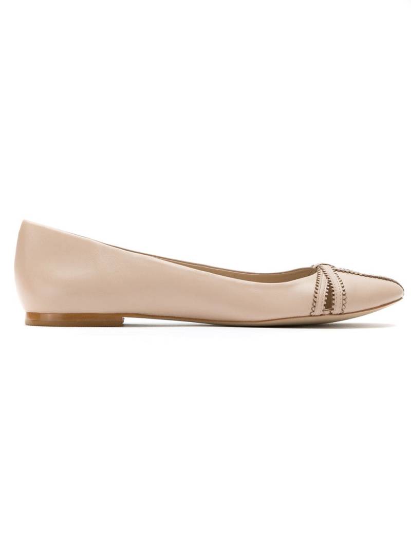 Sarah Chofakian leather ballerinas - Neutrals von Sarah Chofakian