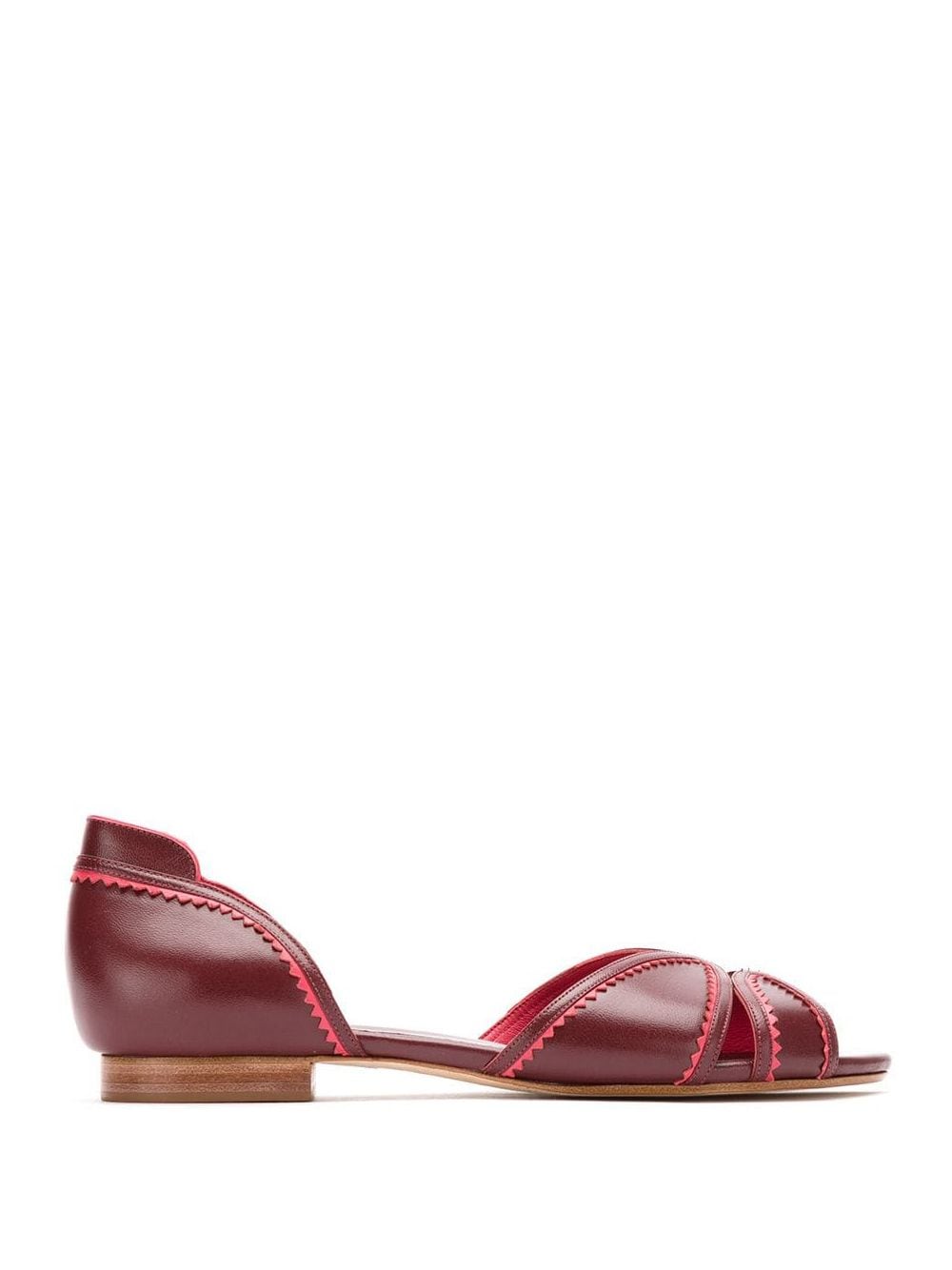 Sarah Chofakian leather ballerinas - Red von Sarah Chofakian