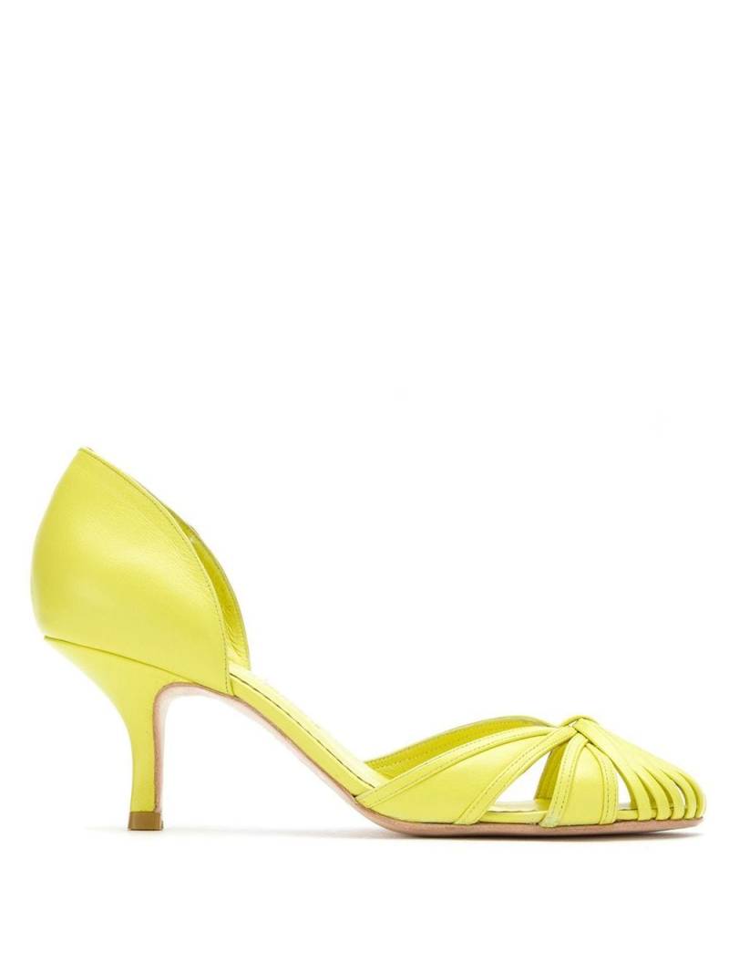 Sarah Chofakian leather pumps - Yellow von Sarah Chofakian