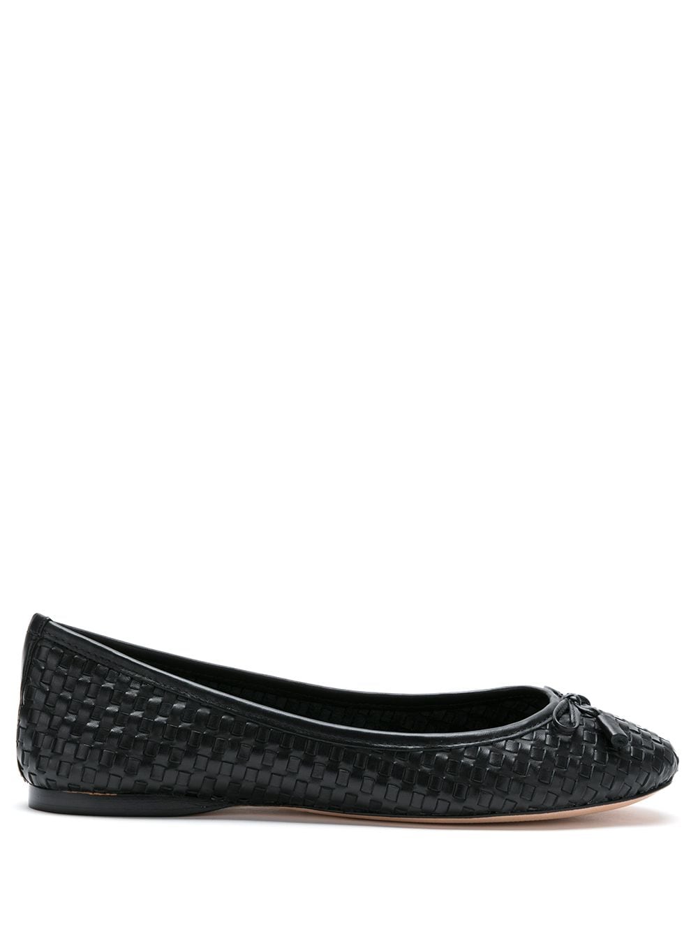 Sarah Chofakian leather woven flats - Black von Sarah Chofakian