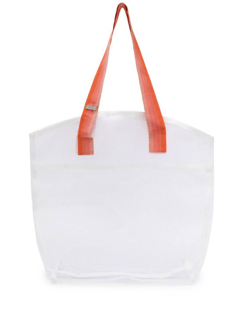 Sarah Chofakian mesh tote bag - White von Sarah Chofakian