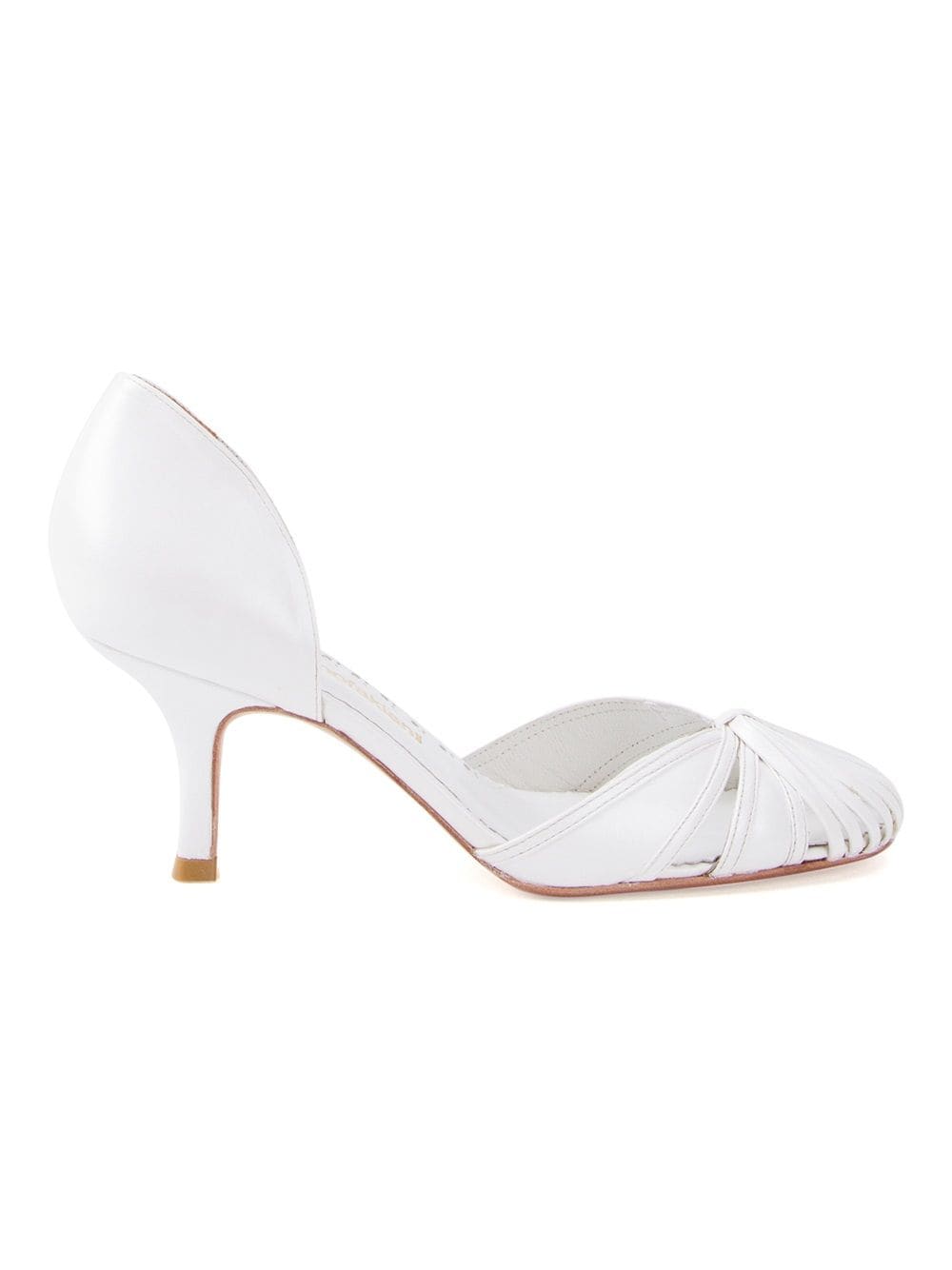 Sarah Chofakian mid-heel pumps - White von Sarah Chofakian