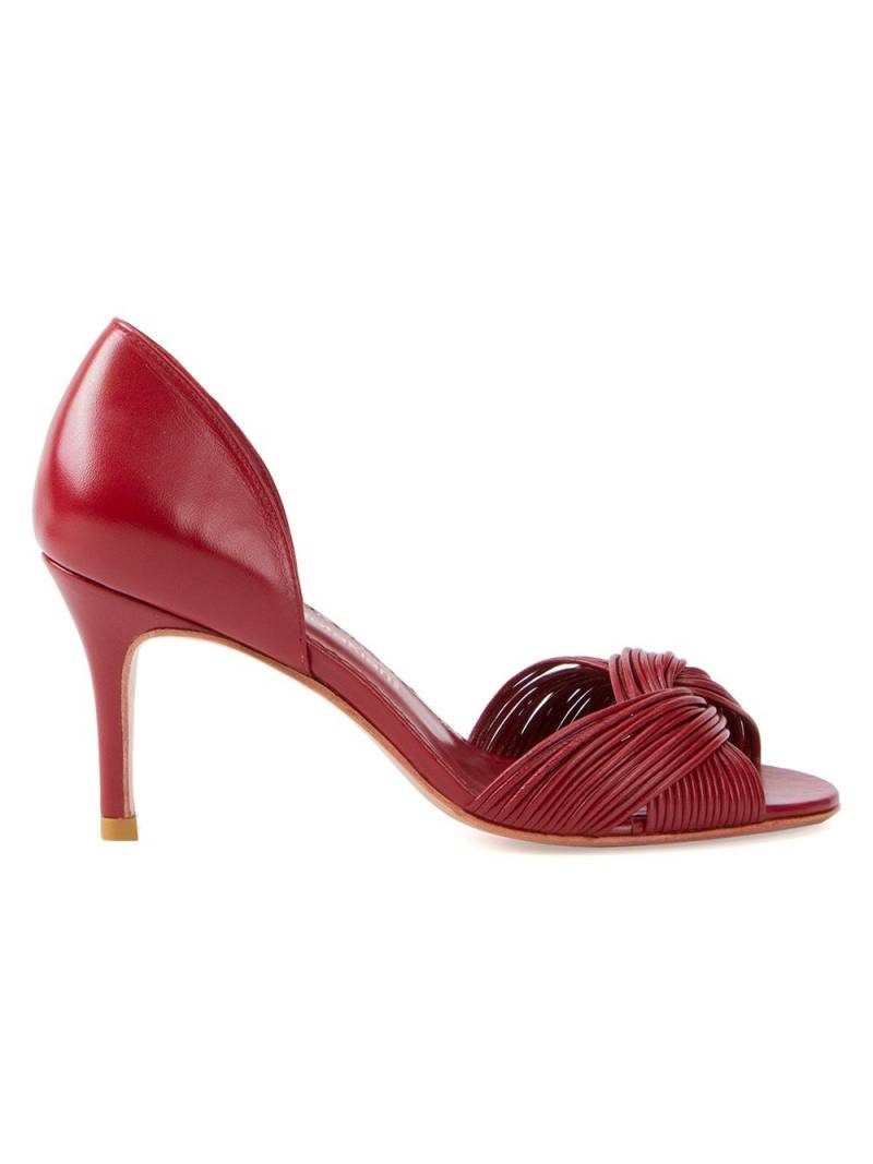 Sarah Chofakian open-toe pumps - Red von Sarah Chofakian